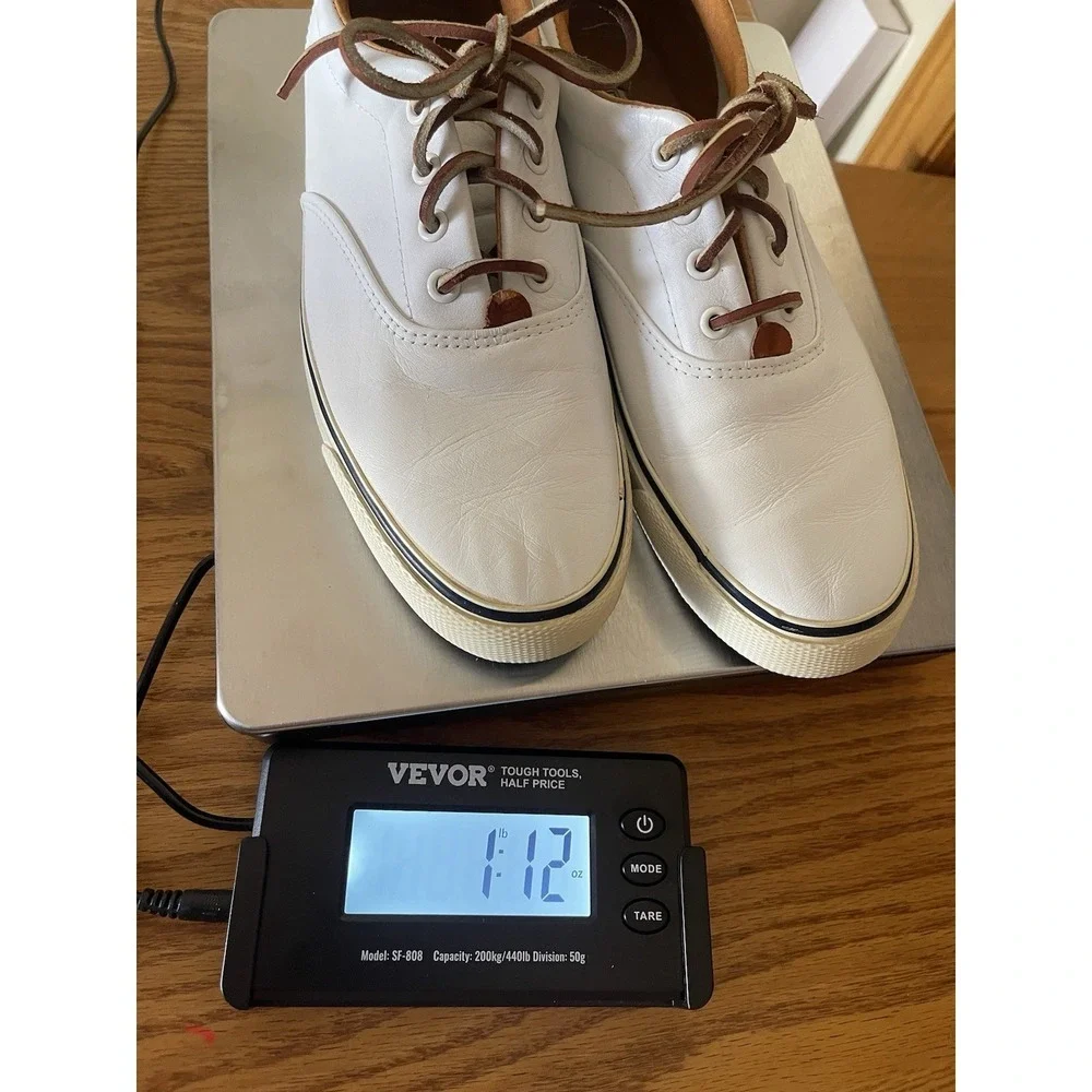 Vtg Florsheim SeaTracs Vegan Leather Deck Boat Nautical Sneakers Sz 9D Preppy